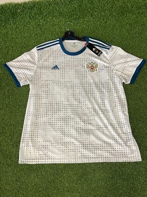 Мужская футболка adidas Russia для выездных матчей чемпионата мира 2018 размер 2XL - Изображение 1 из 4