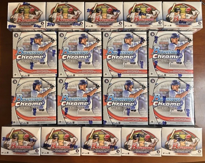 New York Yankees 2025 Bowman/Chrome Blaster y Mega Break Foto 1 de 1