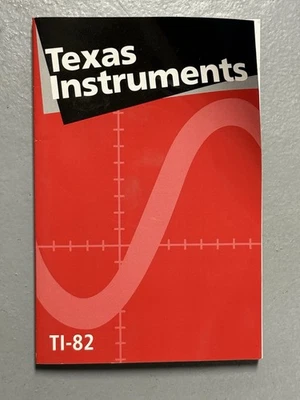 Texas Instruments TI-82 Graphing Calculator Guidebook - Image 1 of 2