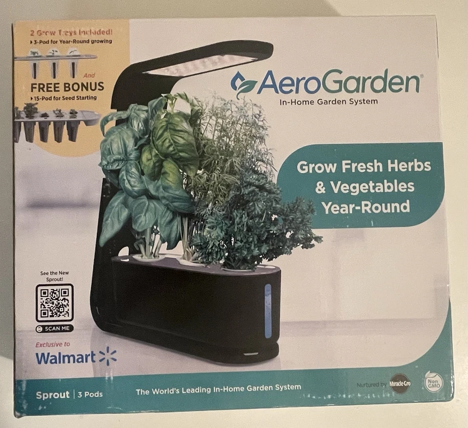AeroGarden Sprout with Seed Starting System - Black