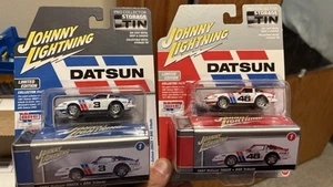 Johnny Lightning 1981 Datsun 280ZX BRE Tribute 2 Car Set Collector Tins  1/64 - Picture 1 of 1