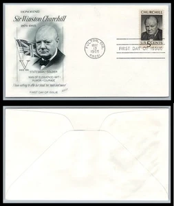 US FDC # 1264 5c Sir Winston Churchill Fleetwood 1965, 9p9263 - Picture 1 of 1