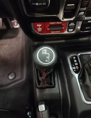 Fits 2020-2025 Jeep Gladiator 4x4 Sticker Vinyl Decal For Shifter - Imagem 1 de 4