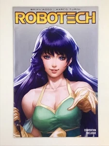 Robotech 1 Stanley Artgerm Lau Convention Foil Silver Variant - Picture 1 of 10