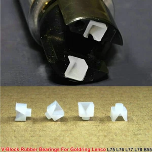 Pack de 4 rodamientos de tono de cojinete de brazo de silicona bloque V para Lenco L75 L76 L77 L78 - Imagen 1 de 6
