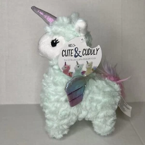 Kelly Toys Unicorn Stuffed Plush Toy Green pastel color - Picture 1 of 10