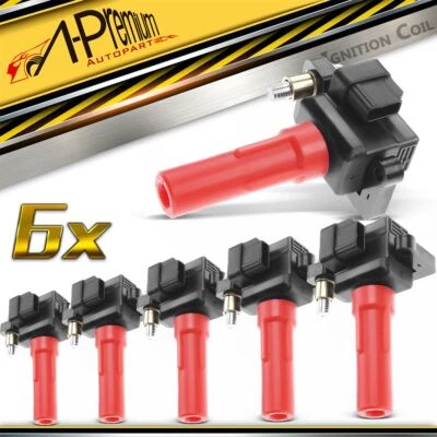 6x Ignition Coils for Subaru Legacy Outback 2010-2019 Tribeca H6 3.6L 22433AA611 - Image 1 of 4