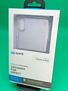 Brand New Speck Presidio Stay Clear Case For iPhone XS Max Phone - Clear