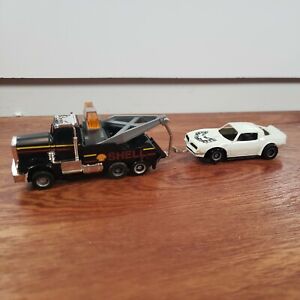 Vintage Tyco US 1 Electric Trucking Wrecker & Disabled Firebird Car UNTESTED 