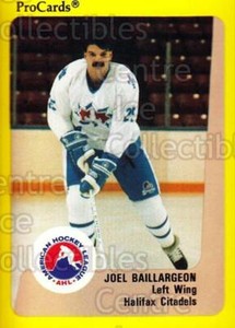 1989-90 ProCards AHL #178 Joel Baillargeon