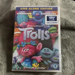 Trolls Sing-along Edition DVD New/Sealed Dreamworks Timberlake Kendrick - Picture 1 of 9