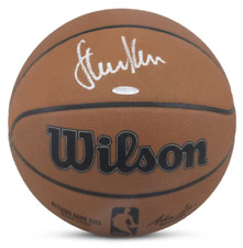 Steve Kerr Autographed Golden State Warriors Official Game Wilson Basketball UDA