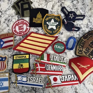 Vintage Militär Aufnäher. Äthiopien Desert Storm Sheriff Italien Dänemark - Bild 1 von 6