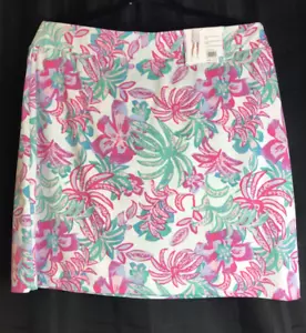 Stella Parker Collection Athletic Skort Skirt Size XL Pink Floral Stretch NEW - Picture 1 of 10