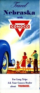 1957 Conoco Road Map: Nebraska NOS - Bild 1 von 1