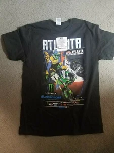 MONSTER ENERGY SUPERCROSS 2021 ATLANTA MOTORSPEEDWAY EVENT TEE SIZE MEDIUM - Picture 1 of 2