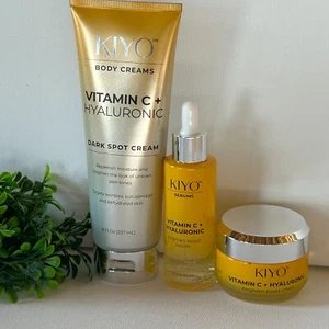 Kiyo Serum + Dark Spot Cream + Brighten Boost Cream With Vitamin C + Hyaluronic - Picture 1 of 4