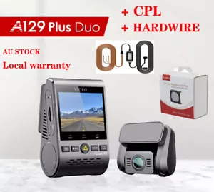 VIOFO A129 PLUS DUO DUAL CHANNEL DASH CAM FRONT 2K 1440P +REAR 1080P 5GHZ WI-FI - Picture 1 of 12