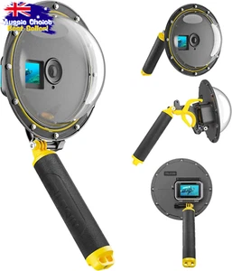 Dome Port Lens DJI Action 5/4/3 OSMO Waterproof Housing Underwater Photography - Picture 1 of 12
