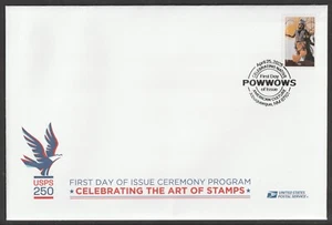 US 5981 Powwows Men's Hoop Dance Ceremony Program FDC 2025 - Picture 1 of 3