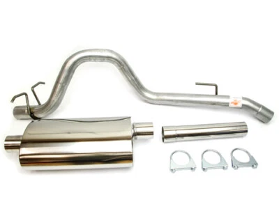 Sportauspuff 4.0-L. Edelstahl Topf mit Endrohr Auspuff Jeep Wrangler YJ 87-95 - Bild 1 von 4