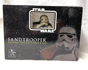 Gentle Giant Star Wars Sandtrooper Deluxe Collectible Bust White - Sealed - Picture 1 of 6