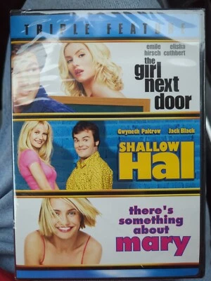 The Girl Next Door Shallow Hal There's Something About Mary DVD 2002 New Sealed - Image 1 of 2