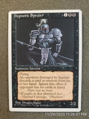 MTG Magic the Gathering  NM Hypnotic Specter - 4TH Edition (DS3D1A0)...... - Image 1 of 4