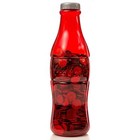 Coca-Cola Coke 12" Bank Collectible Gift Clear Plastic Bottle Coin & Change