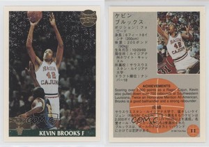 1991-92 Front Row Japanese Gold /500 Kevin Brooks #11 Rookie RC