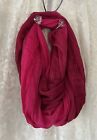Charming Charlie Woman's Scarf Ombré Pink  42” W 80” Around