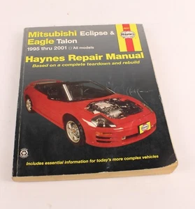 Haynes 68031 Repair Manual For 1995-2001 Mitsubishi Eclipse & Eagle Talon Used. - Picture 1 of 4
