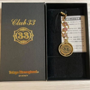 Tokyo Disneyland Club 33 Strap Key Holder - Picture 1 of 4