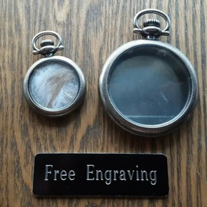 FREE ENGRAVING (PERSONALIZED) Memorial Keepsake Locket (Pet Hair Memory Locket) - Picture 1 of 7