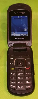 Very Nice Samsung SCH-U365 Gusto 2 Verizon Flip Cell Phone - Image 1 of 4