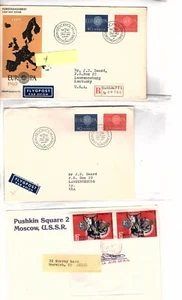 WORLDWIDE postal history 12 items covers some cachets some addressed   (mb17 - Picture 1 of 4