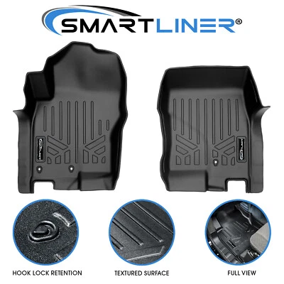 SMARTLINER Custom Fit Floor Mats 1st Row Liner OEM TPE 2008-2021 Nissan Frontier Foto 1 de 4
