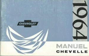 CHEVROLET CHEVELLE 1 manuel de Conducteur 1964 Notice du Entretien Handbuch BA - Bild 1 von 7