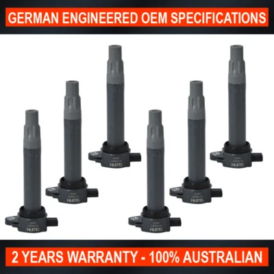 6x Ignition Coil for Chrysler 300C LX Sebring for Dodge Avenger Nitro 6cyl - image 1 of 4