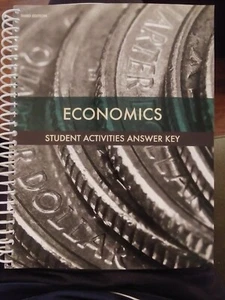 BJU Press Economics Third Edition Student Activities Answer Key - Picture 1 of 5