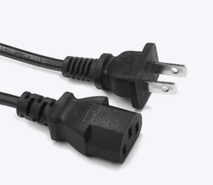 Cable de alimentación básico para Sony PS3 Fat Microsoft Xbox 360 - Imagen 1 de 4