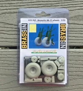 EDUARD RESIN WHEELS W/ PHOTO ETCH TAMIYA1/32 MOSQUITO MK VI FIGHTER 632065 F/S - Picture 1 of 6