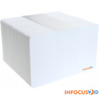 Infocus Id White30mil100pk Premium Plain White Id Cards - 30Mil Cr80 Pack Of 100