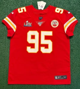 Authentic Chris Jones Kansas City Chiefs Nike Vapor Elite Jersey Sz 48/XL - Picture 1 of 12
