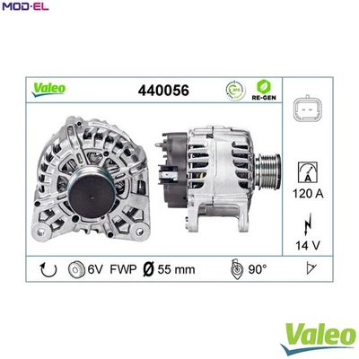 ALTERNATOR 440056 FOR RENAULT SCENIC/III/GRAND DUSTER/SUV LOGAN/EXPRESS CLIO - Image 1 of 4