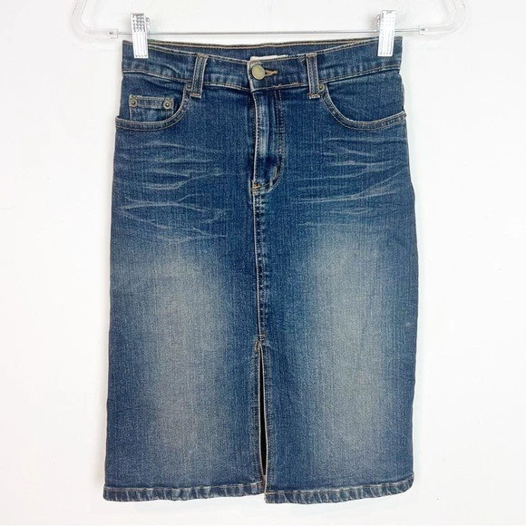 FALDA PENE VAQUERA FOREVER 21 CON ABERTURA FRONTAL RETRO AÑOS 90 Y2K MUJER XS Foto 1 de 4