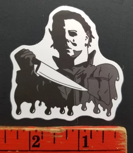 Halloween Michael Myers Horror Skateboard Sticker - Picture 1 of 2