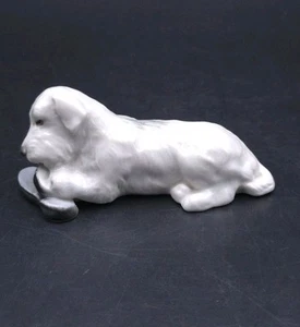 Branksome China Hand Painted Dog with Shoe Figurine - Picture 1 of 7