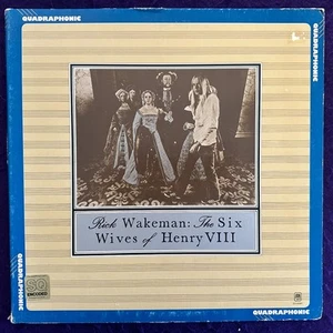 Quad ~ RICK WAKEMAN The Six Wives Of Henry VIII LP A&M QU 54361 Quadraphonic EX - Imagen 1 de 8