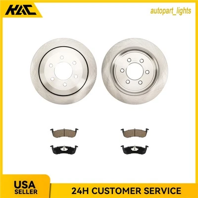 Rear Ceramic Pads & Rotor Kit For Ford Expedition Lincoln Navigator 2007-2017 - Image 1 of 4
